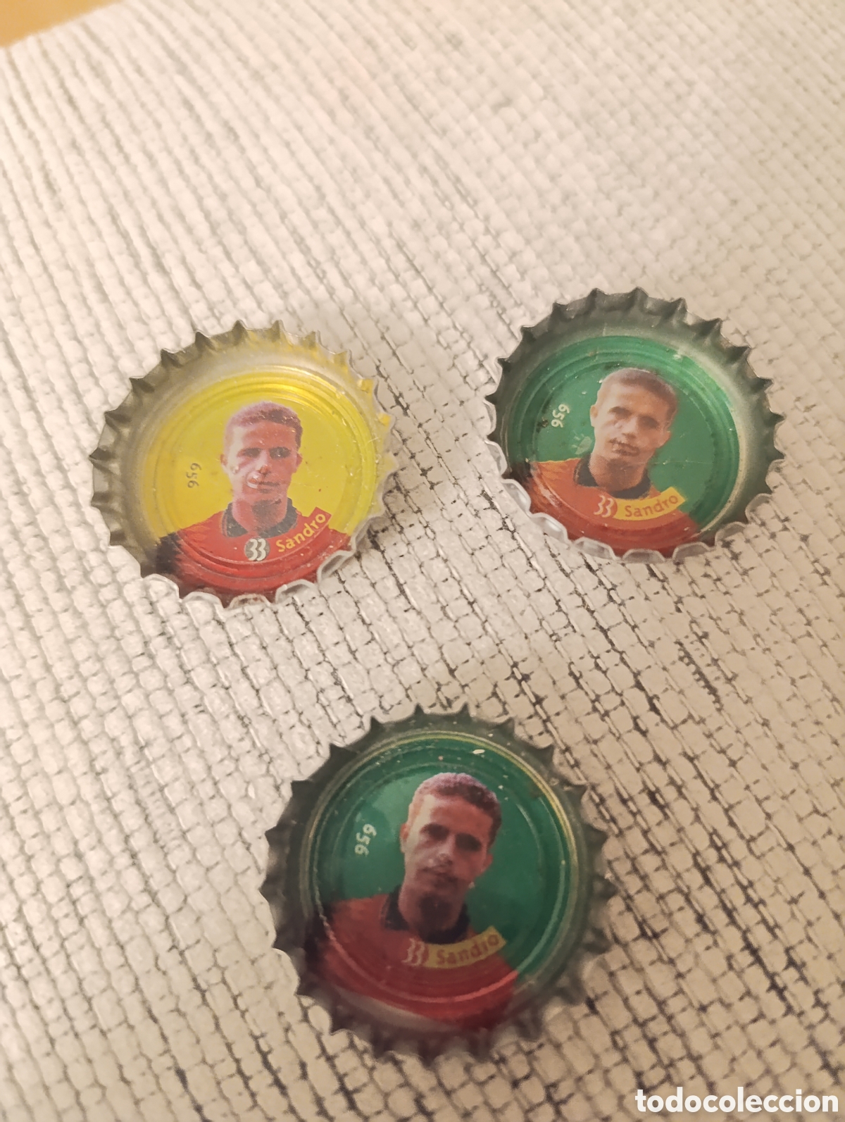 Cromos de f&uacute;tbol: Chapa Coca Cola Selecci&oacute;n Espa&ntilde;ola de Futbol n 33 Sandro