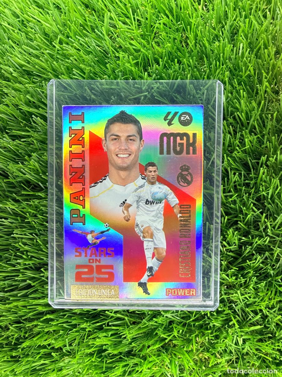 Cromos de f&uacute;tbol: N&ordm; 442P Cristiano Ronaldo Stars on 25 Power Real Madrid CF Megacracks 26 27