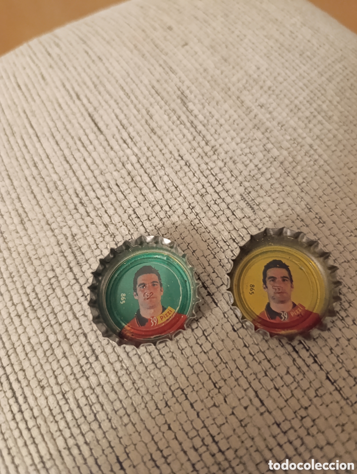 Cromos de f&uacute;tbol: Chapa Coca Cola Selecci&oacute;n Espa&ntilde;ola de Futbol n 39 Pizzi
