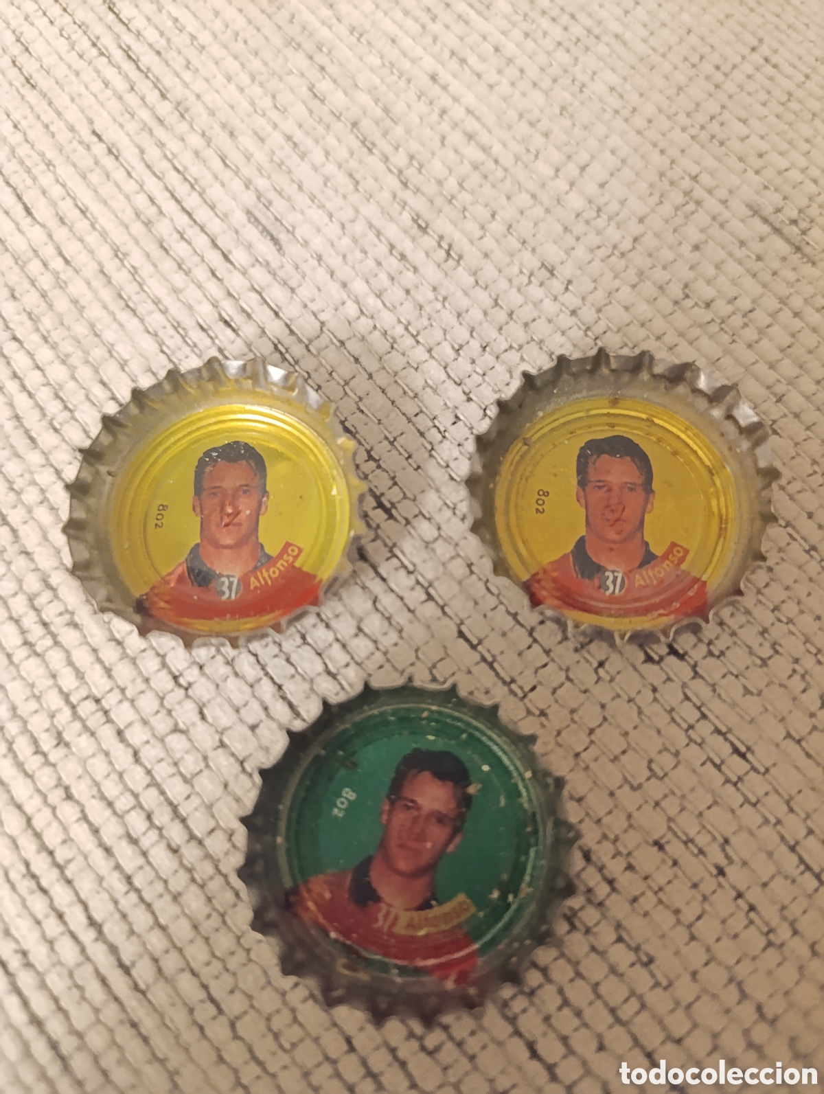 Cromos de f&uacute;tbol: Chapa Coca Cola Selecci&oacute;n Espa&ntilde;ola de Futbol n 37 Alfonso