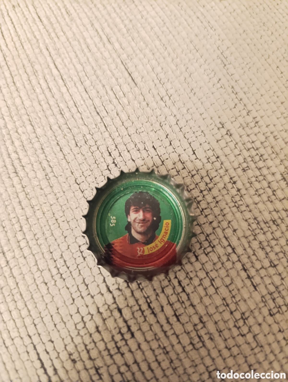 Cromos de f&uacute;tbol: Chapa Coca Cola Selecci&oacute;n Espa&ntilde;ola de Futbol n 32 Jos&eacute; Ignacio