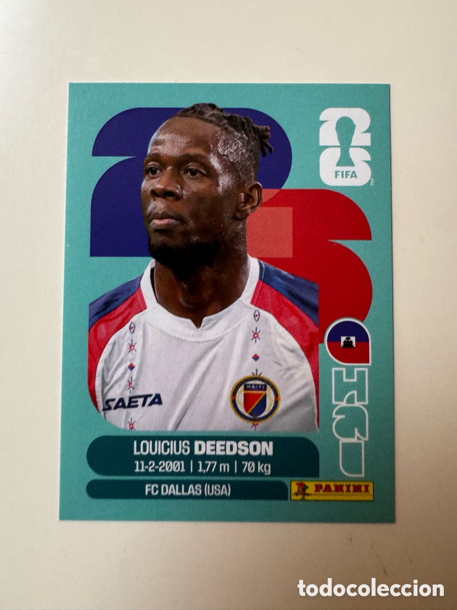 Cromos de f&uacute;tbol: FIFA WORLD CUP 2026 STICKER PANINI &ndash; Louicius Deedson &ndash; Hait&iacute; HAI19