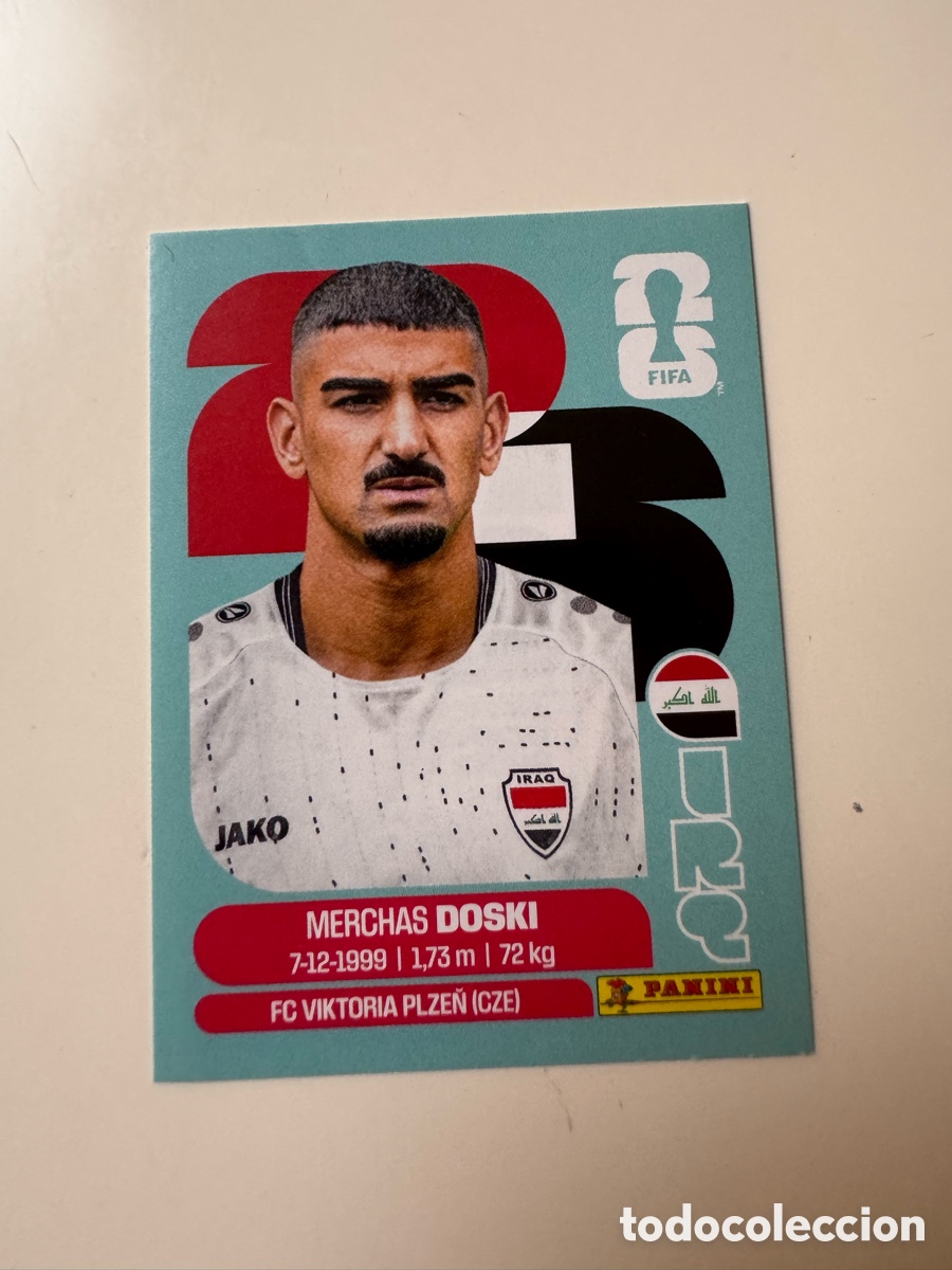 Cromos de f&uacute;tbol: FIFA WORLD CUP 2026 STICKER PANINI &ndash; merchas doski &ndash; Irak IRQ6
