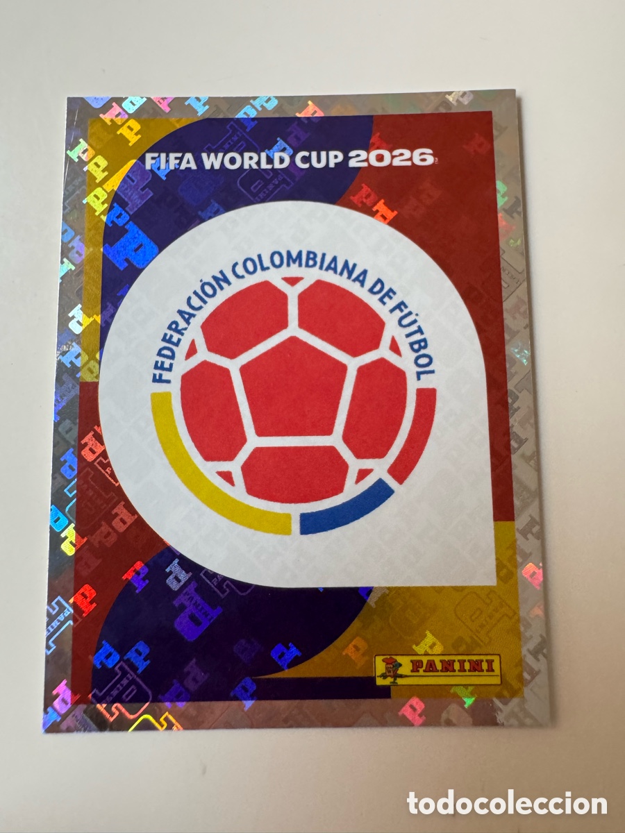 Cromos de f&uacute;tbol: FIFA WORLD CUP 2026 STICKER PANINI &ndash; ESCUDO &ndash; Colombia COL1
