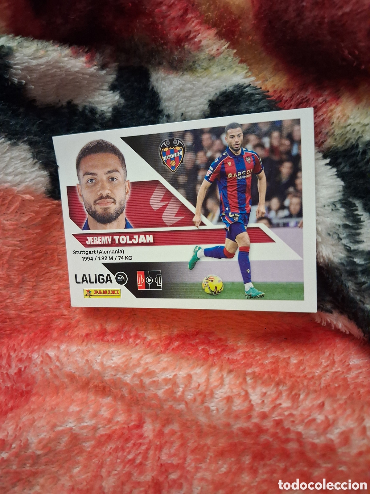 Cromos de f&uacute;tbol: Cromo Liga 2026 2027. 26 27. Toljan. Levante. N. &ordm; 5. ESTE. Panini
