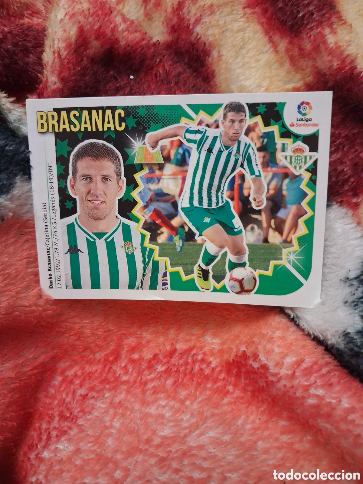Cromos de f&uacute;tbol: Brasanac Real Betis liga 2018 2019 18 19 ediciones este