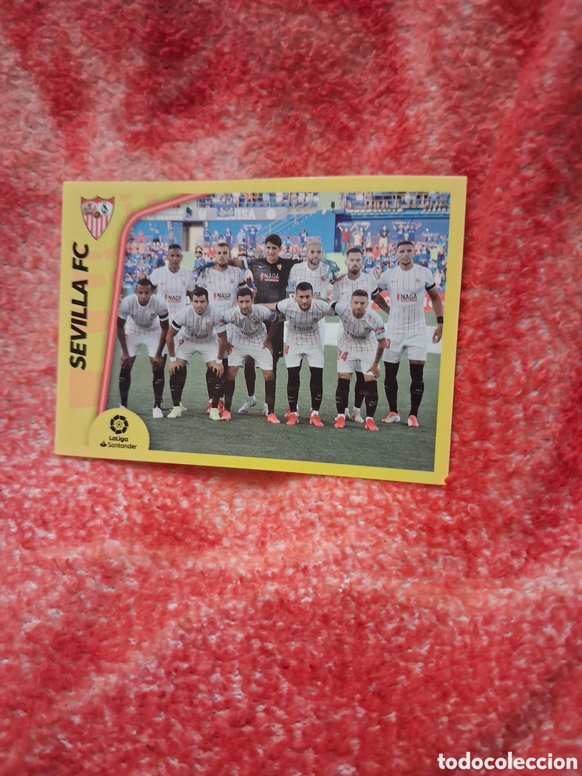 Cromos de f&uacute;tbol: CROMO LIGA 2021 2022 21 22 COLECCIONES ESTE PANINI EQUIPOS SEVILLA NUNCA PEGADO
