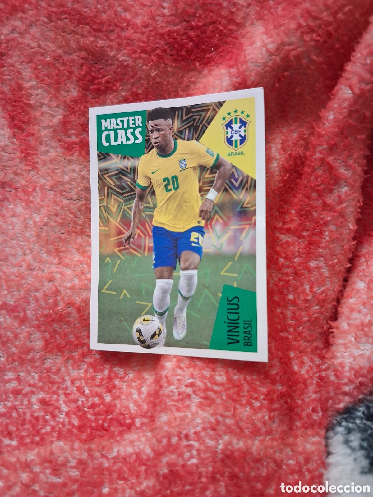 Cromos de f&uacute;tbol: 71 VIN&Iacute;CIUS LOS &Iacute;DOLOS DE LA ROJA - CRACKS MUNDIALES CROMO CARREFOUR PANINI 2022 MASTER CLASS BRASIL