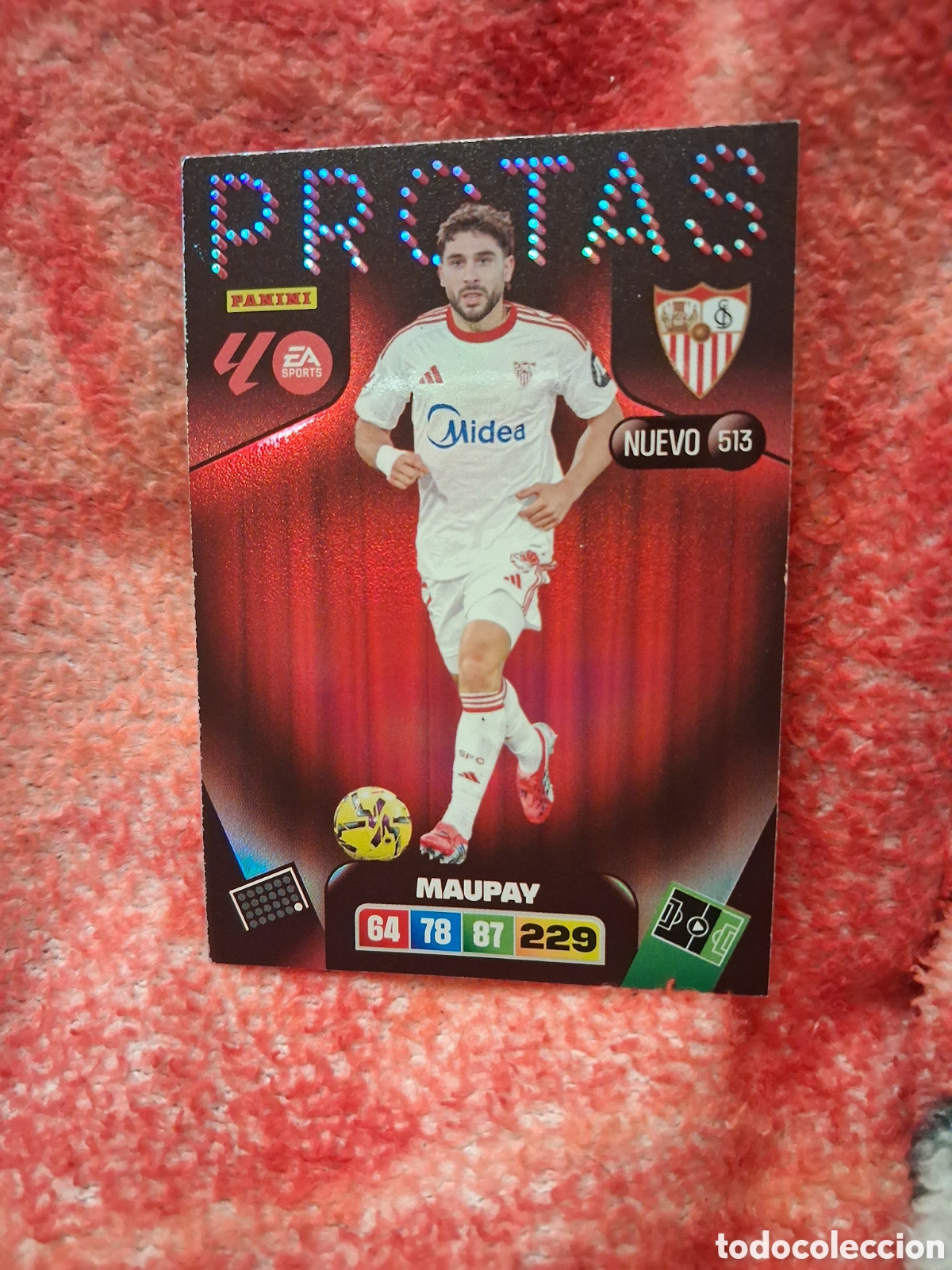 Cromos de f&uacute;tbol: MAUPAY SEVILLA 513 NUEVO PROTAS ADRENALYN XL LIGA 2025/2026 25 26 PANINI