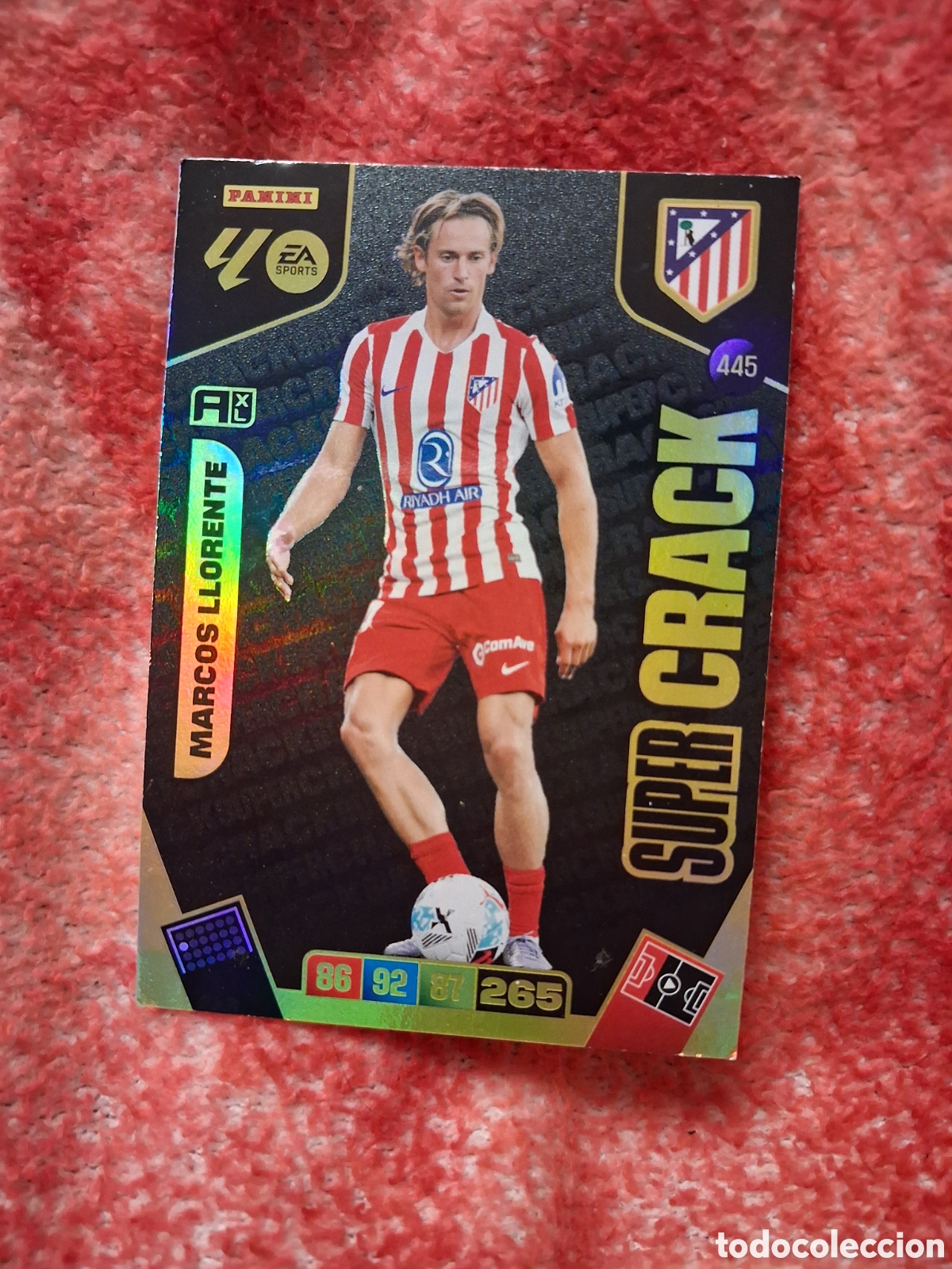 Cromos de f&uacute;tbol: Marcos Llorente - Super Crack - Adrenalyn XL 25/26