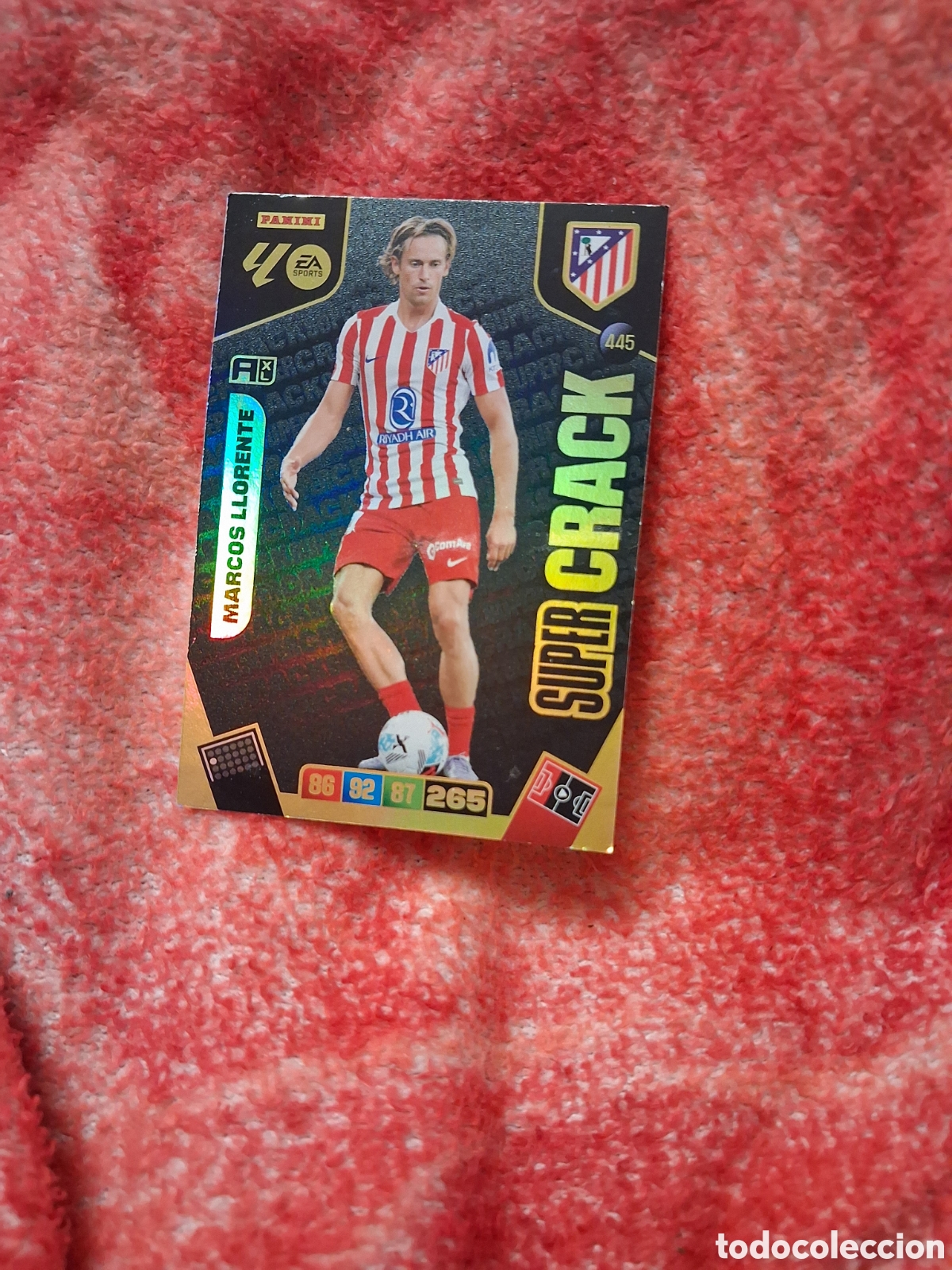 Cromos de f&uacute;tbol: Marcos Llorente - Super Crack - Adrenalyn XL 25/26