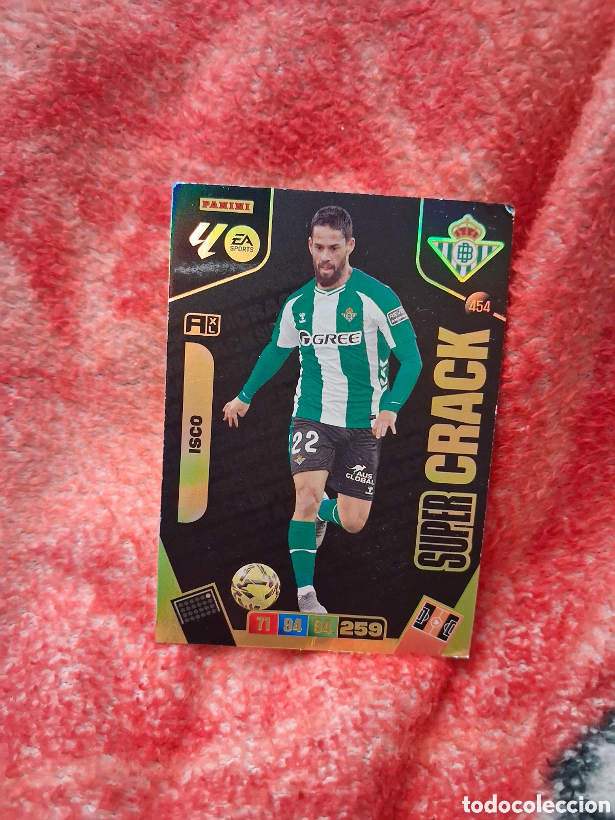Cromos de f&uacute;tbol: Isco Betis SUPER CRACK Adrenalyn 25-26 # 454