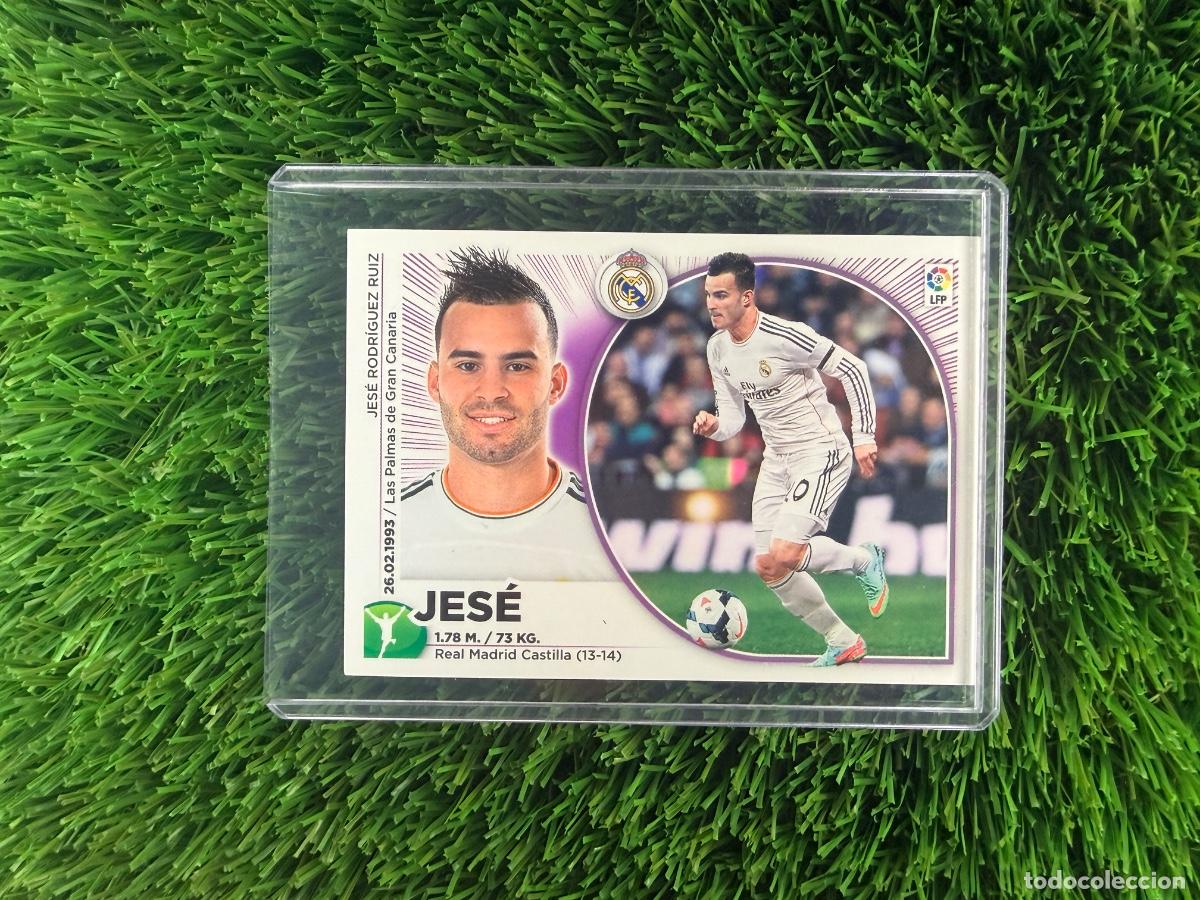 Cromos de f&uacute;tbol: N&ordm; 18 Jes&eacute; Real Madrid CF Liga Este 14 15