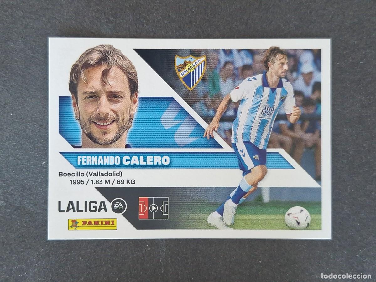Cromos de f&uacute;tbol: L1 CALERO MALAGA C. F. LIGA ESTE 2026 2027 26 27 NUNCA PEGADO SIN PEGAR