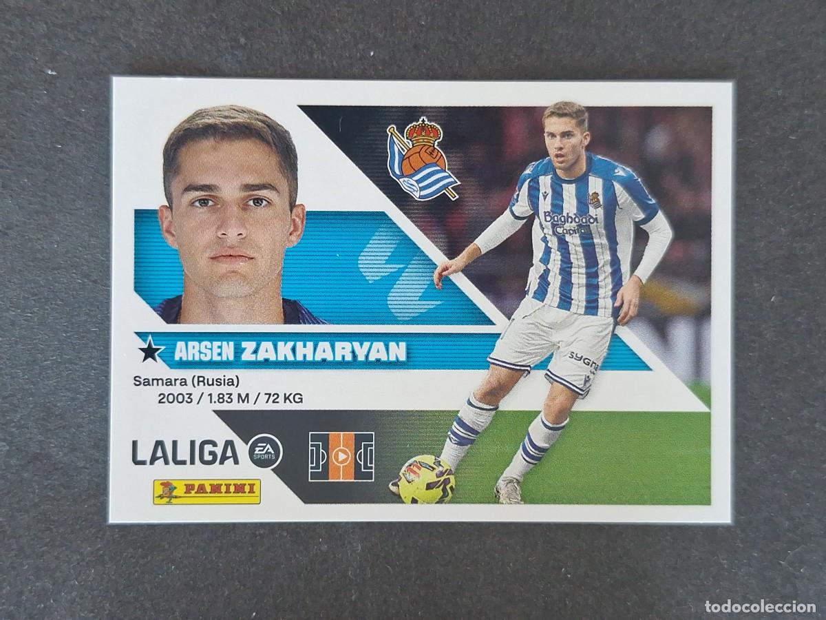 Cromos de f&uacute;tbol: L1 ZAKHARYAN REAL SOCIEDAD LIGA ESTE 2026 2027 26 27 NUNCA PEGADO SIN PEGAR