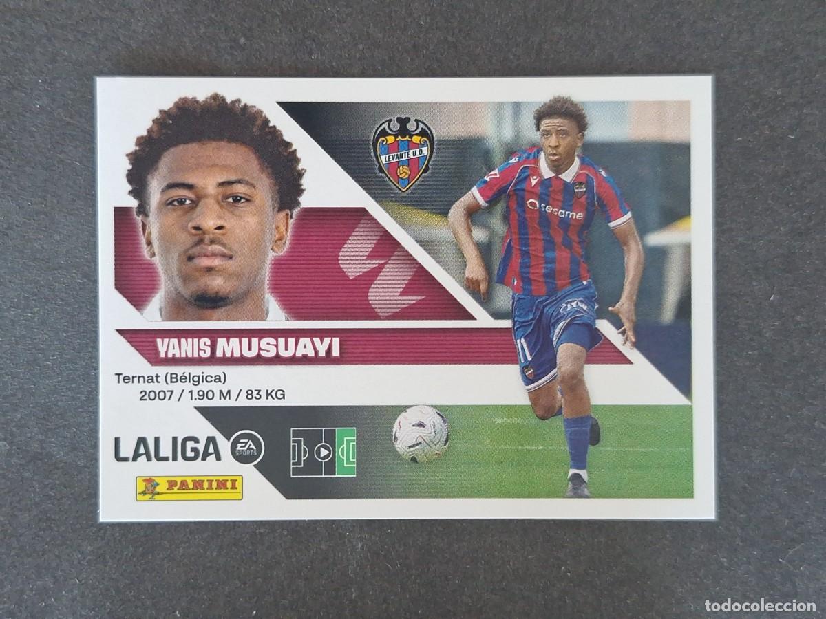 Cromos de f&uacute;tbol: L1 MUSUAYI LEVANTE U. D. COLOCA LIGA ESTE 2026 2027 26 27 NUNCA PEGADO SIN PEGAR