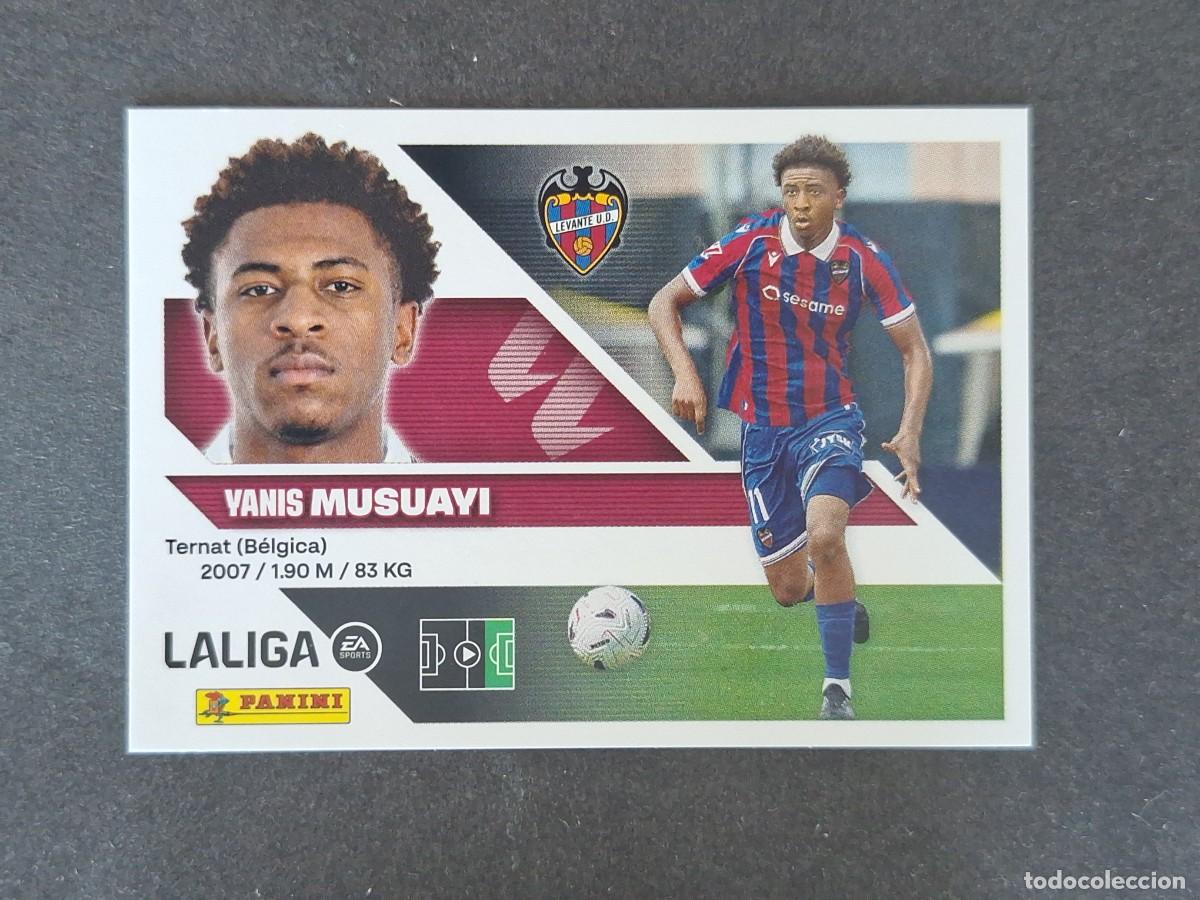 Cromos de f&uacute;tbol: L1 MUSUAYI LEVANTE U. D. COLOCA LIGA ESTE 2026 2027 26 27 NUNCA PEGADO SIN PEGAR