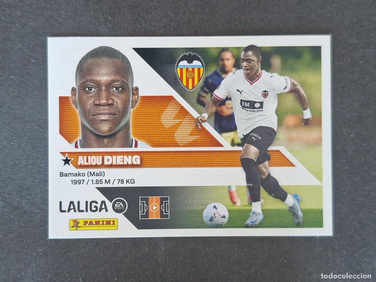 Cromos de f&uacute;tbol: L1 DIENG VALENCIA C. F. COLOCA LIGA ESTE 2026 2027 26 27 NUNCA PEGADO SIN PEGAR