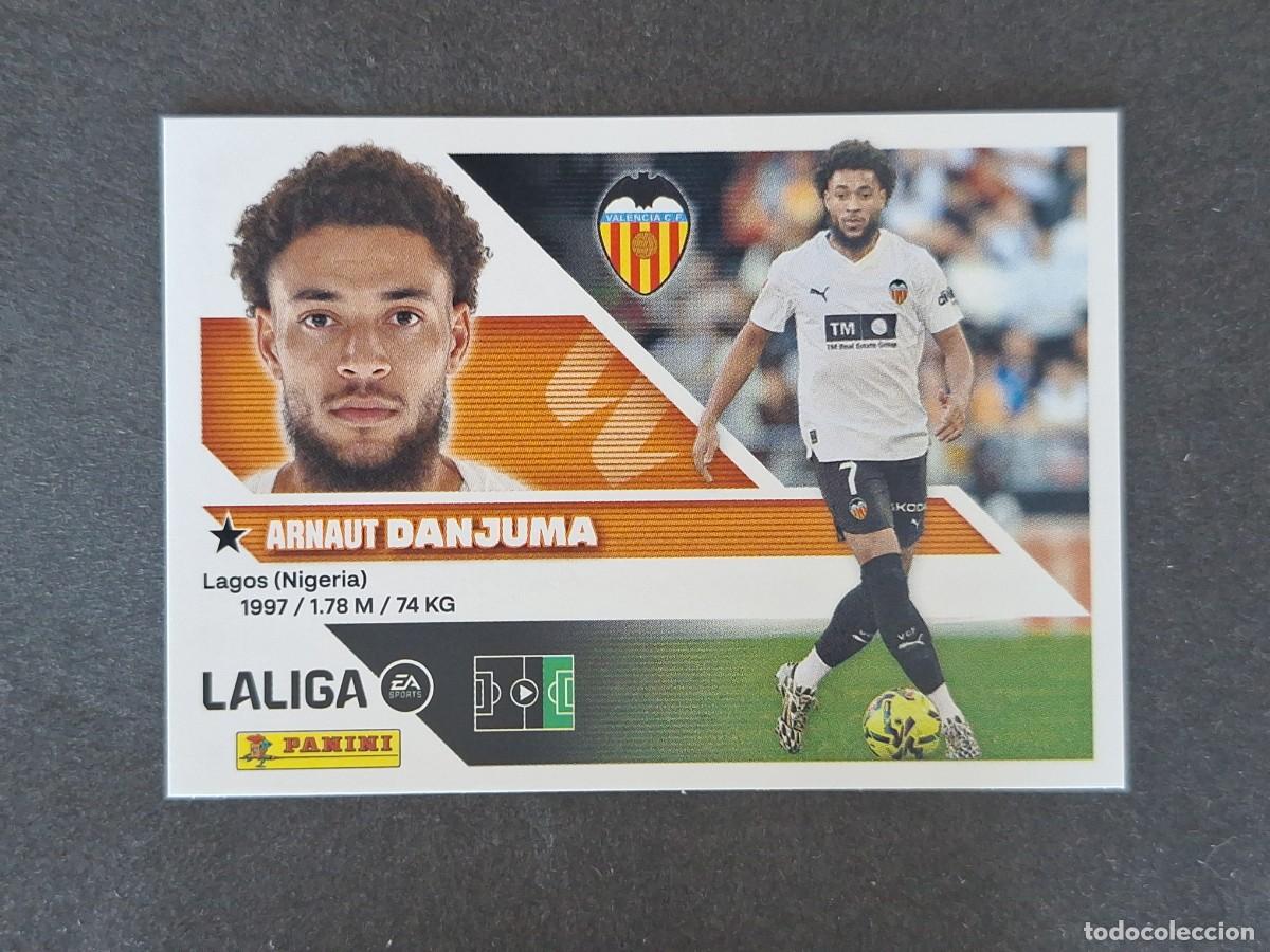 Cromos de f&uacute;tbol: L1 DANJUMA VALENCIA C. F. COLOCA LIGA ESTE 2026 2027 26 27 NUNCA PEGADO SIN PEGAR