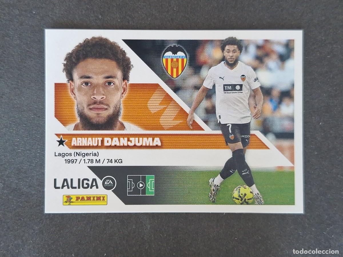Cromos de f&uacute;tbol: L1 DANJUMA VALENCIA C. F. COLOCA LIGA ESTE 2026 2027 26 27 NUNCA PEGADO SIN PEGAR