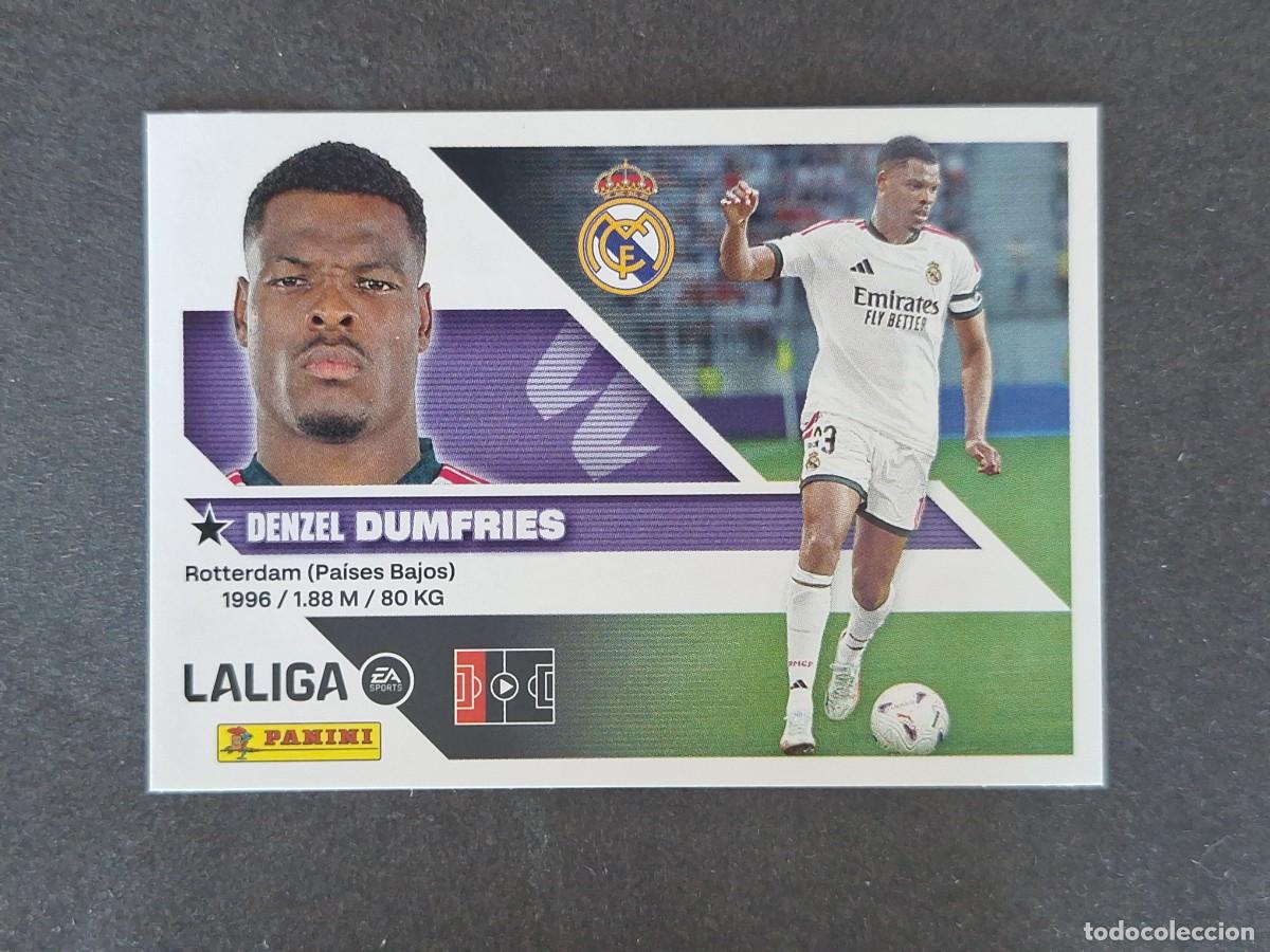 Cromos de f&uacute;tbol: L1 DUMFRIES REAL MADRID FICHAJE 3 LIGA ESTE 2026 2027 26 27 NUNCA PEGADO SIN PEGAR