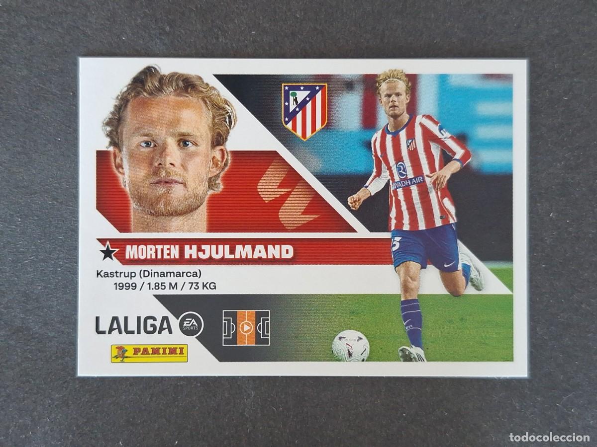 Cromos de f&uacute;tbol: L1 HJULMAND ATLETICO DE MADRID FICHAJE 5 LIGA ESTE 2026 2027 26 27 NUNCA PEGADO SIN PEGAR