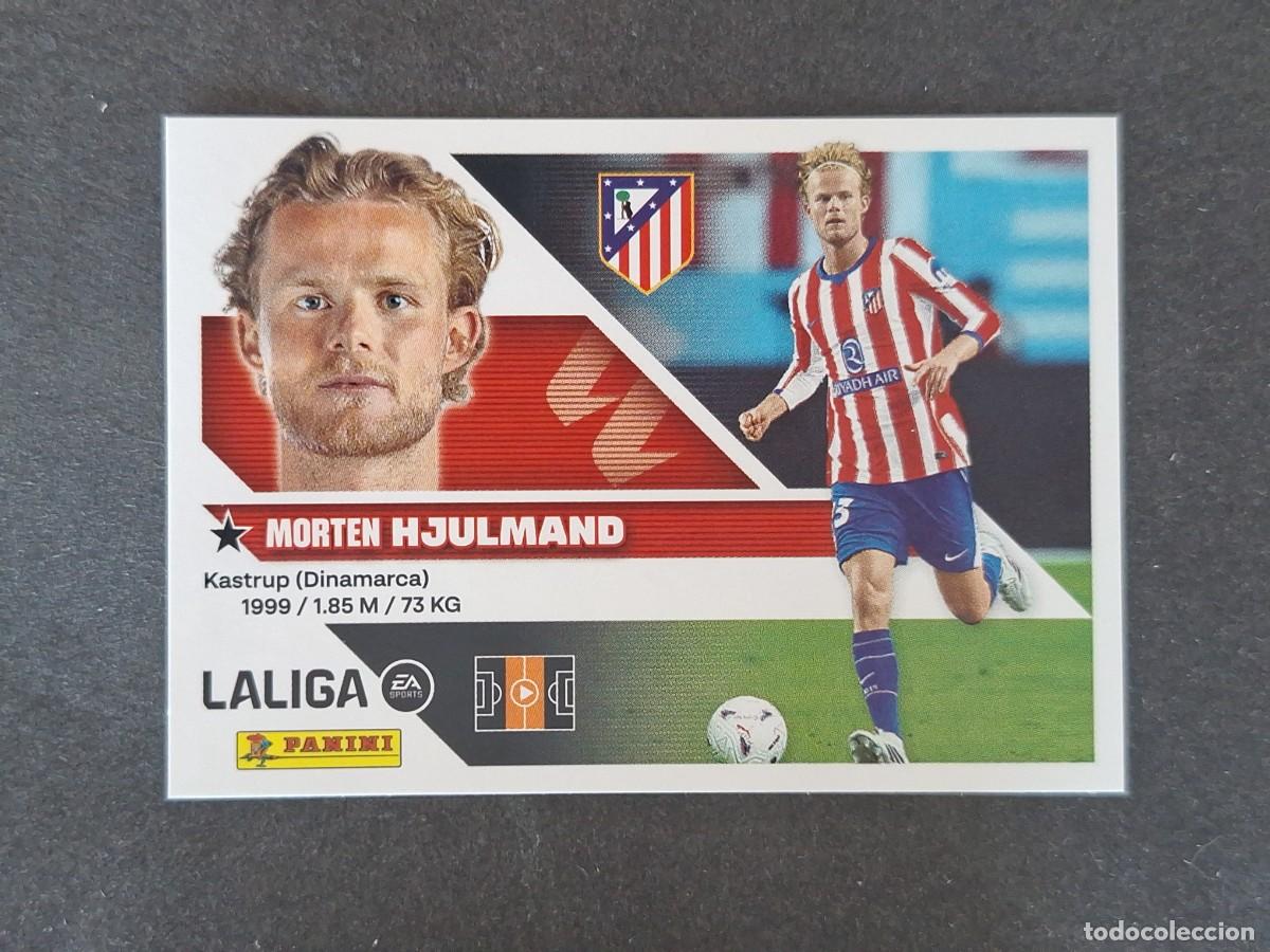 Cromos de f&uacute;tbol: L1 HJULMAND ATLETICO DE MADRID FICHAJE 5 LIGA ESTE 2026 2027 26 27 NUNCA PEGADO SIN PEGAR