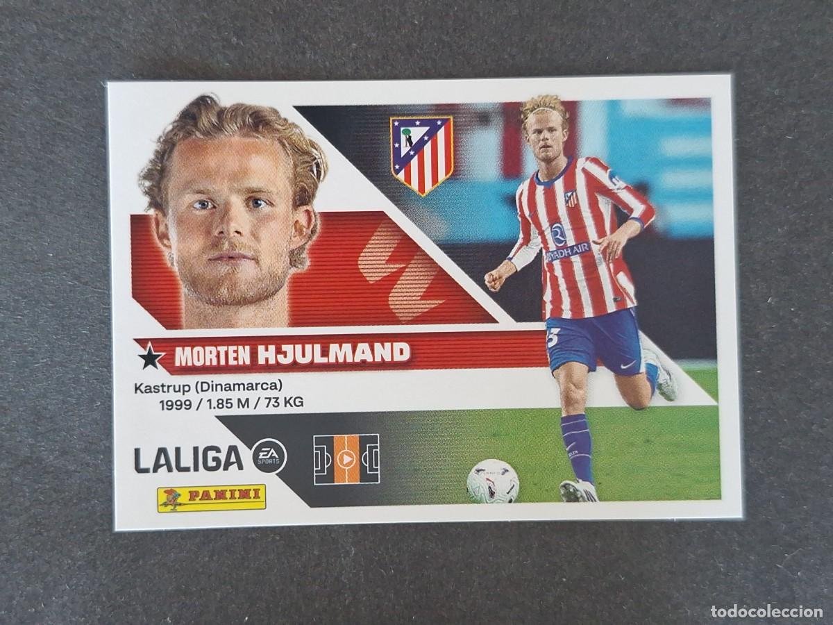 Cromos de f&uacute;tbol: L1 HJULMAND ATLETICO DE MADRID FICHAJE 5 LIGA ESTE 2026 2027 26 27 NUNCA PEGADO SIN PEGAR