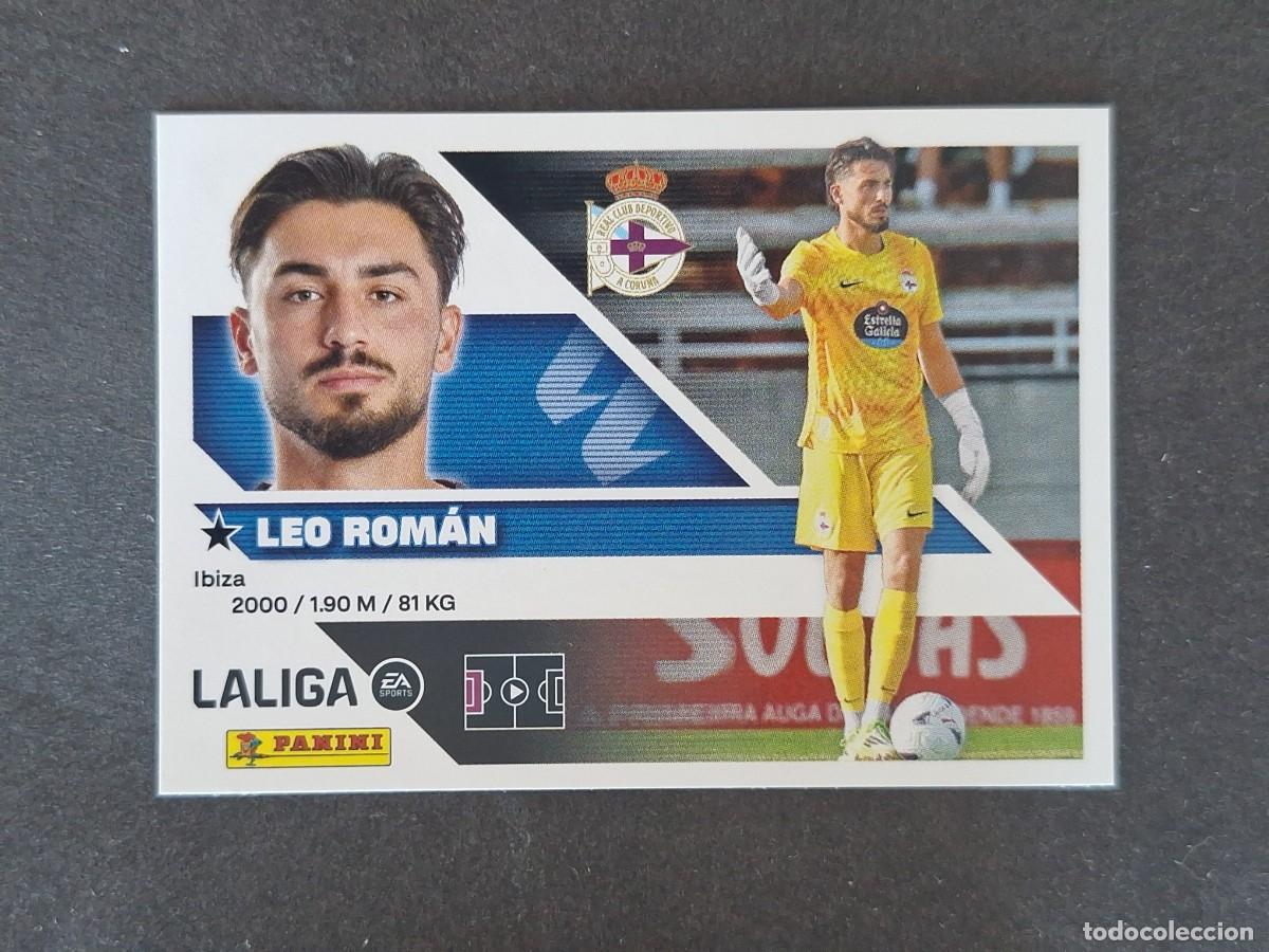 Cromos de f&uacute;tbol: L1 LEO ROMAN DEPORTIVO DE LA CORU&Ntilde;A FICHAJE 8 LIGA ESTE 2026 2027 26 27 NUNCA PEGADO SIN PEGAR