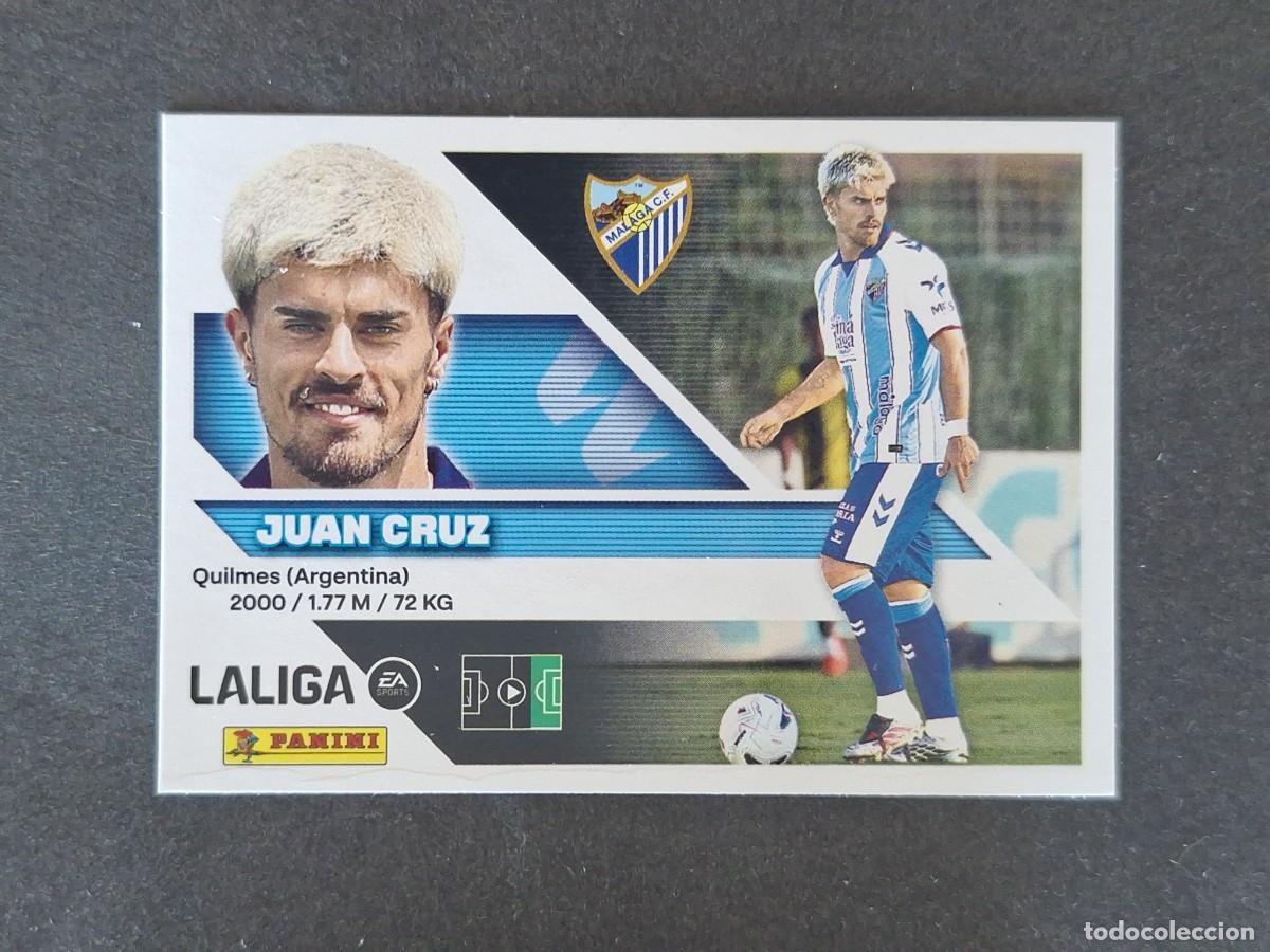 Cromos de f&uacute;tbol: L1 JUAN CRUZ MALAGA C. F. FICHAJE 11 LIGA ESTE 2026 2027 26 27 NUNCA PEGADO SIN PEGAR