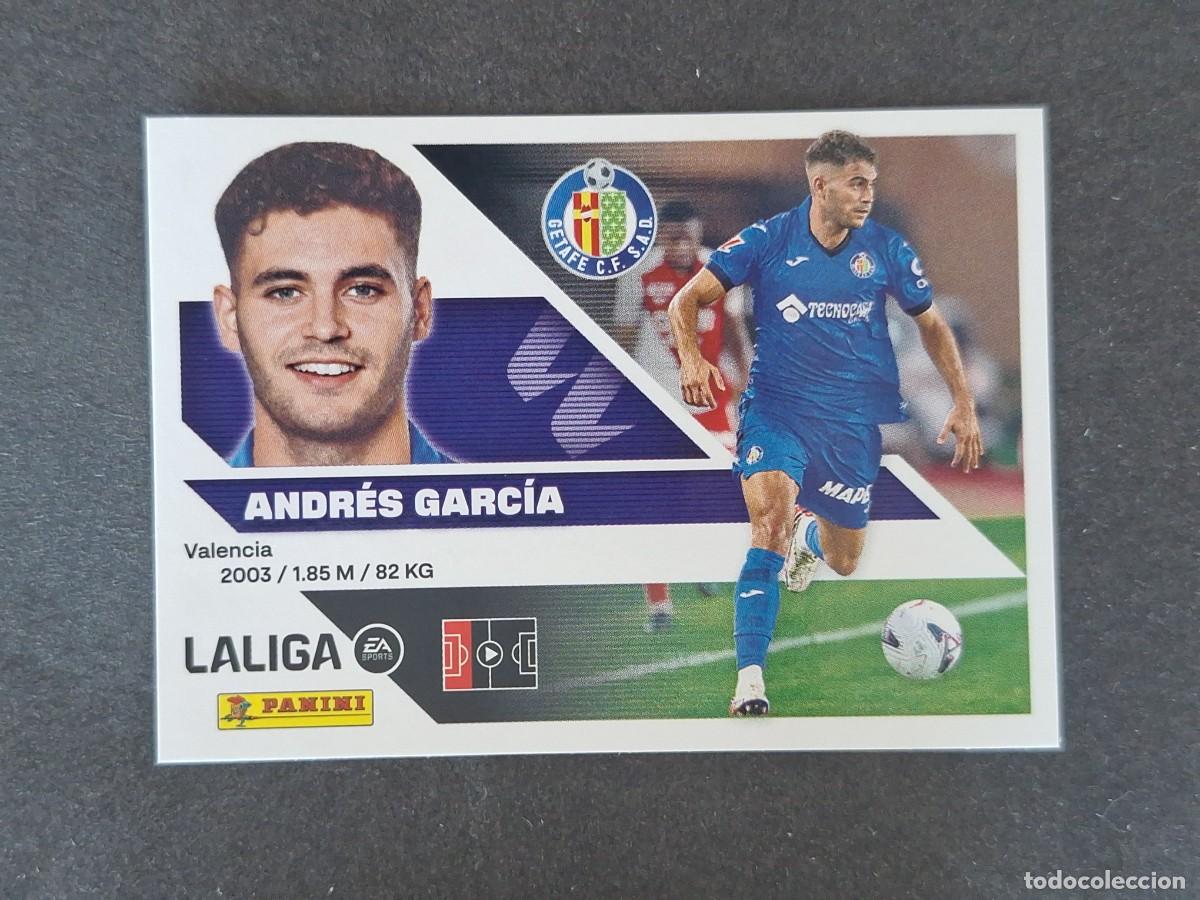 Cromos de f&uacute;tbol: L1 ANDRES GARCIA GETAFE C. F. FICHAJE 18 LIGA ESTE 2026 2027 26 27 NUNCA PEGADO SIN PEGAR
