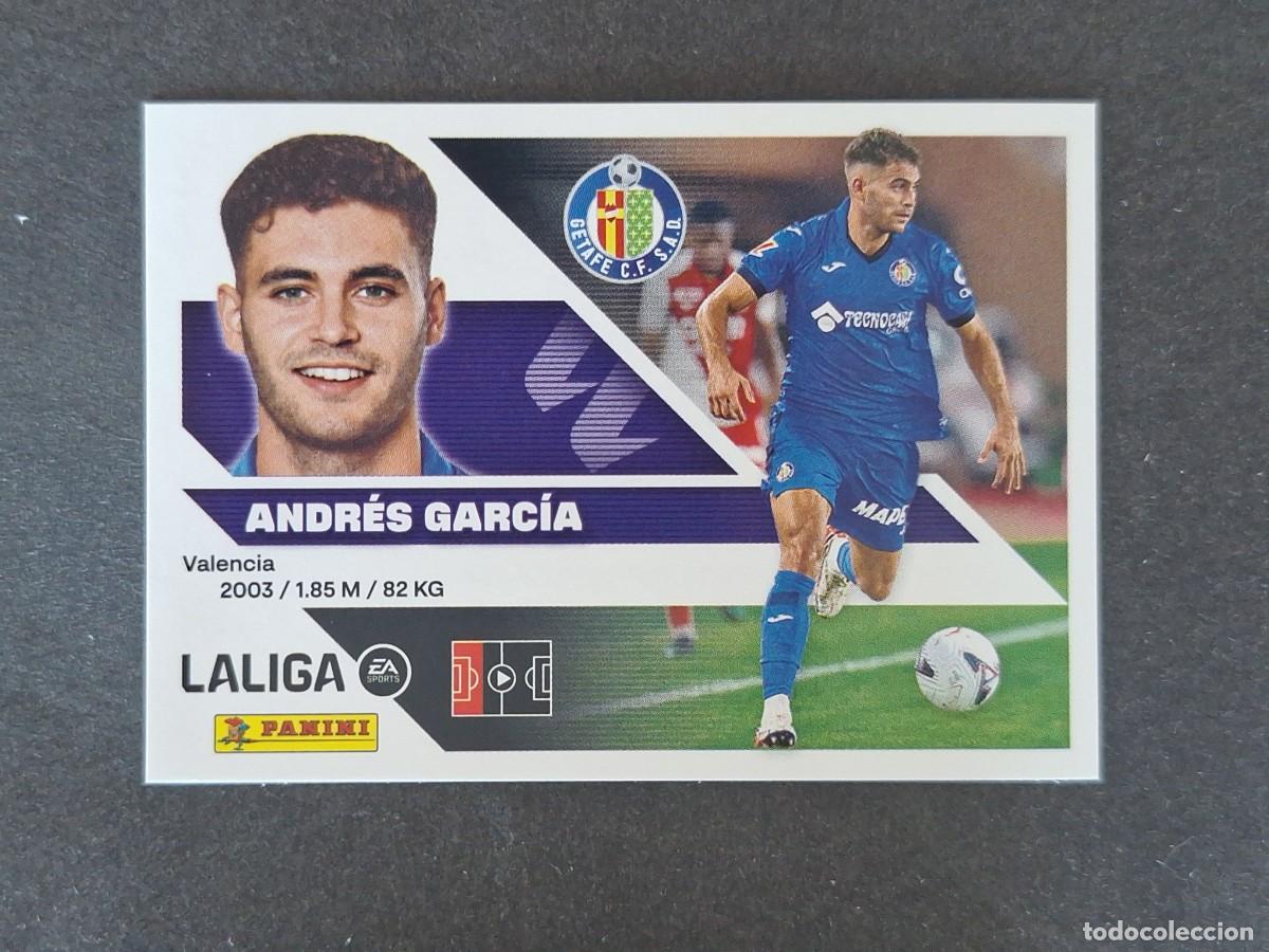 Cromos de f&uacute;tbol: L1 ANDRES GARCIA GETAFE C. F. FICHAJE 18 LIGA ESTE 2026 2027 26 27 NUNCA PEGADO SIN PEGAR