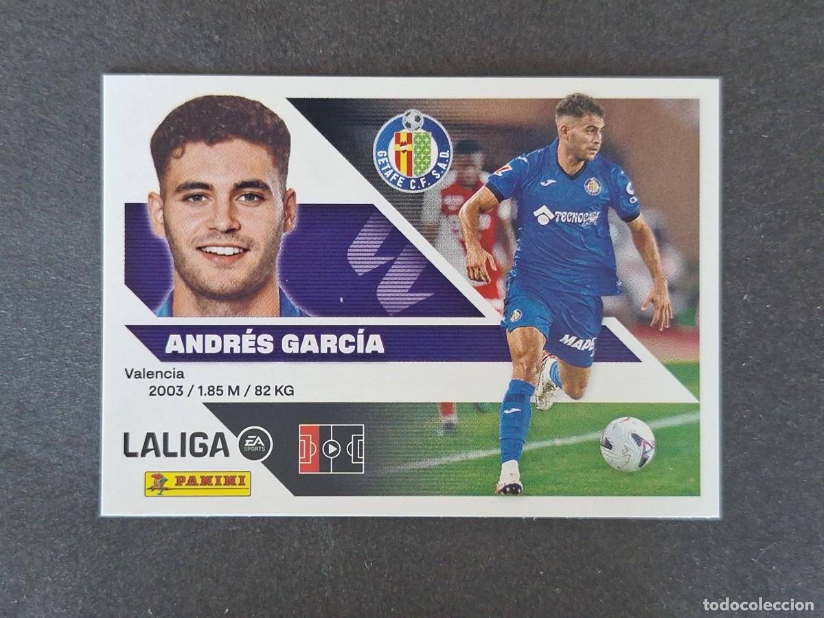 Cromos de f&uacute;tbol: L1 ANDRES GARCIA GETAFE C. F. FICHAJE 18 LIGA ESTE 2026 2027 26 27 NUNCA PEGADO SIN PEGAR