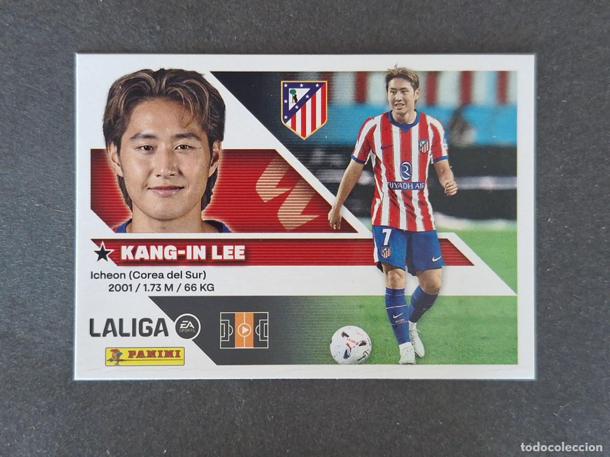 Cromos de f&uacute;tbol: L1 KANG-IN LEE ATLETICO DE MADRID FICHAJE 20 LIGA ESTE 2026 2027 26 27 NUNCA PEGADO SIN PEGAR