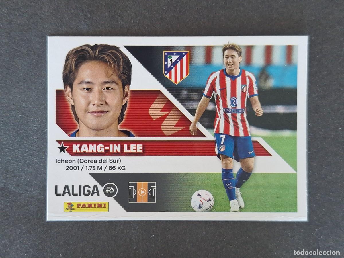 Cromos de f&uacute;tbol: L1 KANG-IN LEE ATLETICO DE MADRID FICHAJE 20 LIGA ESTE 2026 2027 26 27 NUNCA PEGADO SIN PEGAR