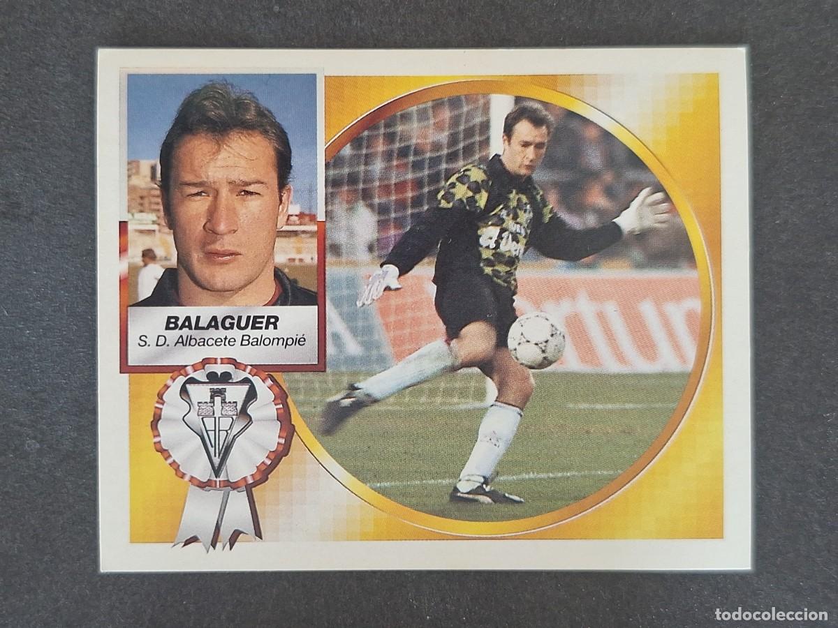 Cromos de f&uacute;tbol: L5 BALAGUER ALBACETE BALOMPIE LIGA ESTE 1994 1995 94 95 NUNCA PEGADO SIN PEGAR