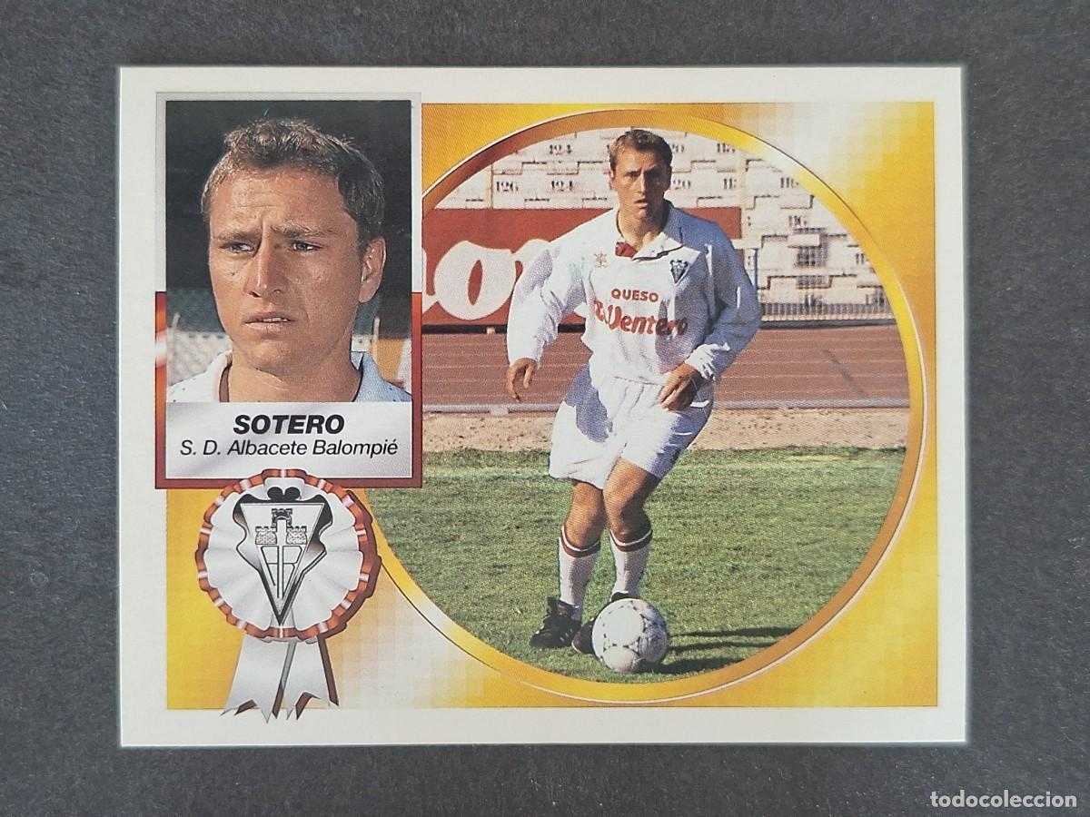 Cromos de f&uacute;tbol: L5 SOTERO ALBACETE BALOMPIE LIGA ESTE 1994 1995 94 95 NUNCA PEGADO SIN PEGAR