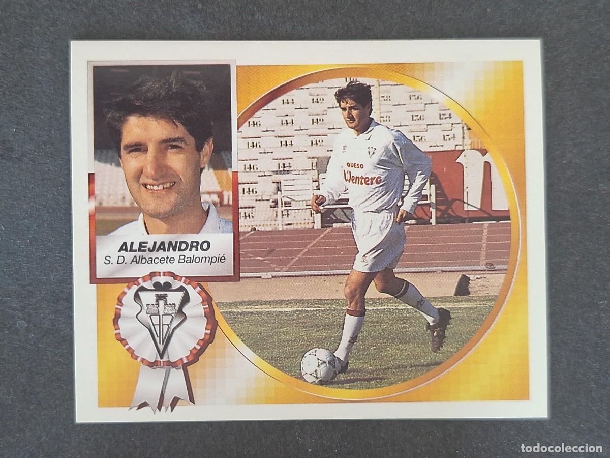 Cromos de f&uacute;tbol: L5 ALEJANDRO ALBACETE BALOMPIE LIGA ESTE 1994 1995 94 95 NUNCA PEGADO SIN PEGAR
