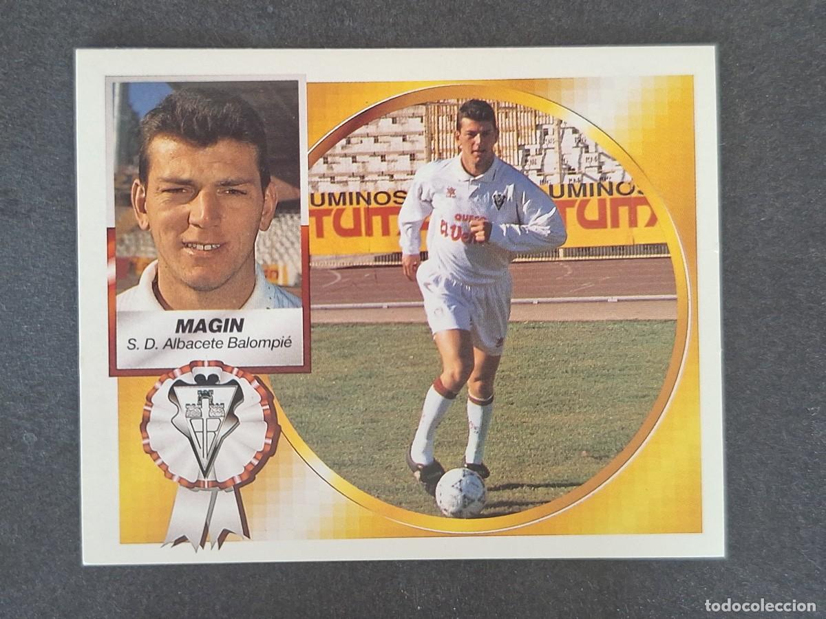 Cromos de f&uacute;tbol: L5 MAGIN ALBACETE BALOMPIE LIGA ESTE 1994 1995 94 95 NUNCA PEGADO SIN PEGAR
