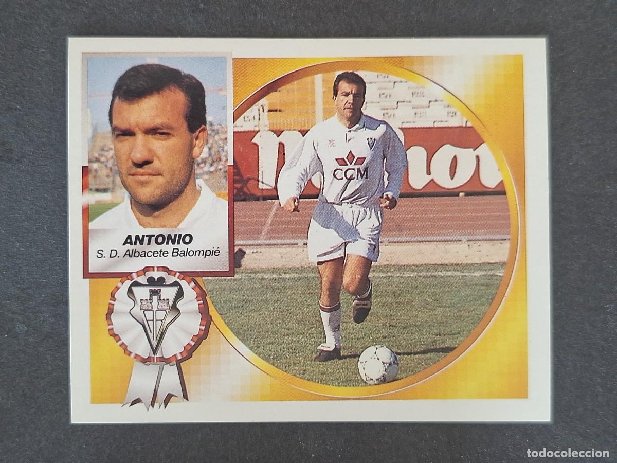 Cromos de f&uacute;tbol: L5 ANTONIO ALBACETE BALOMPIE LIGA ESTE 1994 1995 94 95 NUNCA PEGADO SIN PEGAR