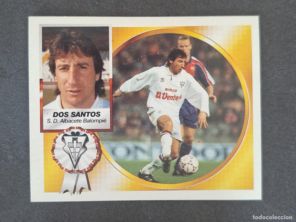 Cromos de f&uacute;tbol: L5 DOS SANTOS ALBACETE BALOMPIE LIGA ESTE 1994 1995 94 95 NUNCA PEGADO SIN PEGAR