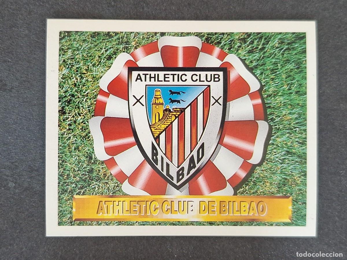 Cromos de f&uacute;tbol: L5 ESCUDO ATHLETIC CLUB DE BILBAO LIGA ESTE 1994 1995 94 95 NUNCA PEGADO SIN PEGAR