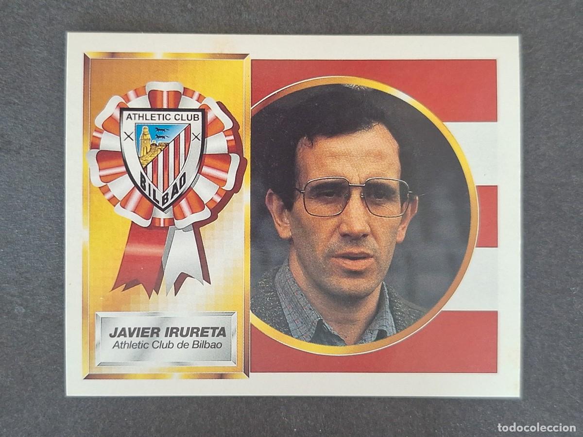 Cromos de f&uacute;tbol: L5 JAVIER IRURETA ENTRENADOR ATHLETIC DE BILBAO LIGA ESTE 1994 1995 94 95 NUNCA PEGADO SIN PEGAR