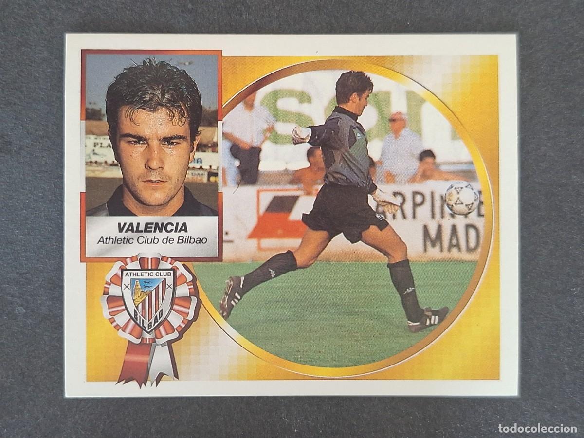 Cromos de f&uacute;tbol: L5 VALENCIA ATHLETIC CLUB DE BILBAO LIGA ESTE 1994 1995 94 95 NUNCA PEGADO SIN PEGAR