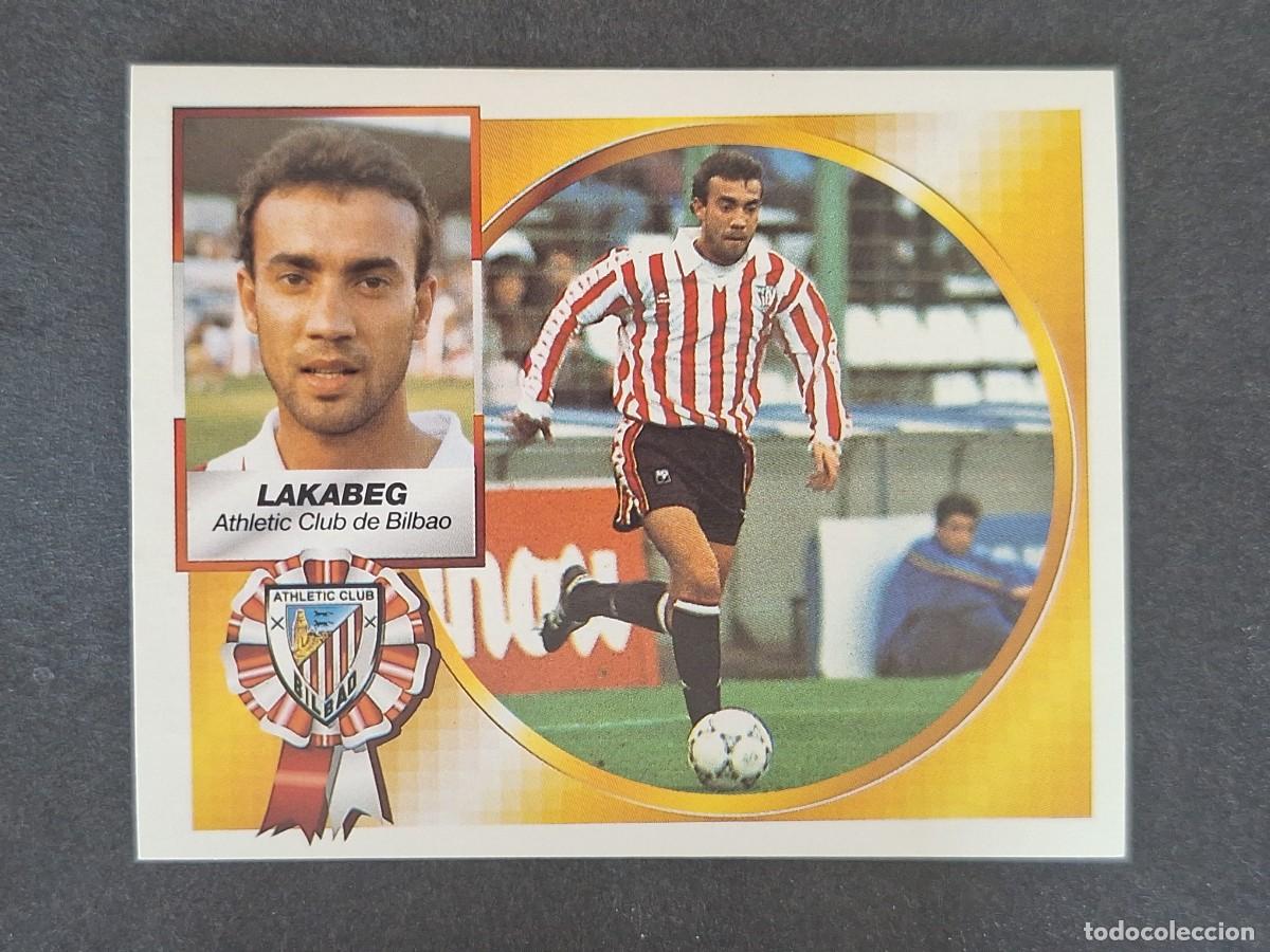 Cromos de f&uacute;tbol: L5 LAKABEG ATHLETIC CLUB DE BILBAO LIGA ESTE 1994 1995 94 95 NUNCA PEGADO SIN PEGAR