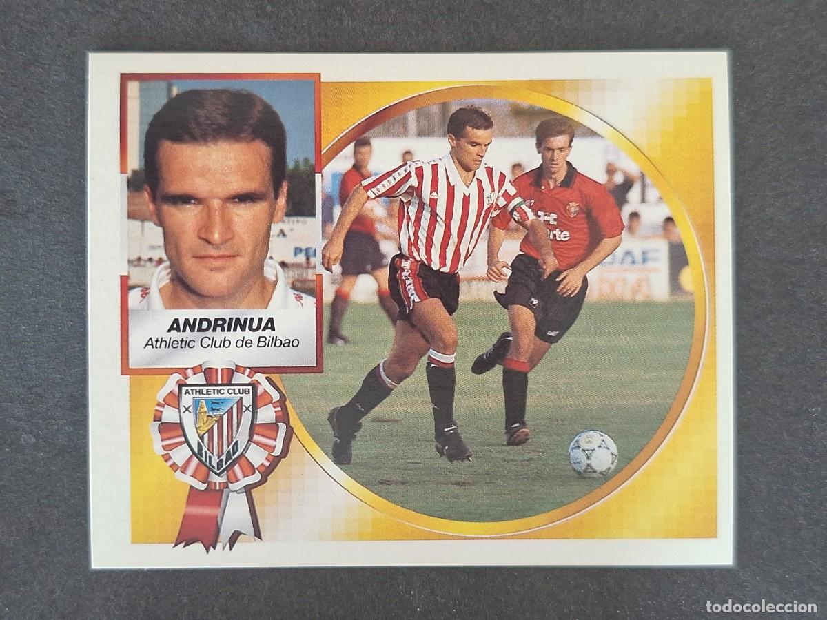 Cromos de f&uacute;tbol: L5 ANDRINUA ATHLETIC CLUB DE BILBAO LIGA ESTE 1994 1995 94 95 NUNCA PEGADO SIN PEGAR