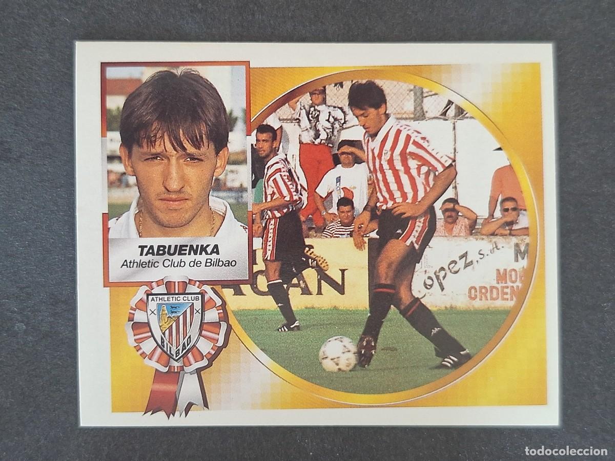 Cromos de f&uacute;tbol: L5 TABUENKA ATHLETIC CLUB DE BILBAO LIGA ESTE 1994 1995 94 95 NUNCA PEGADO SIN PEGAR