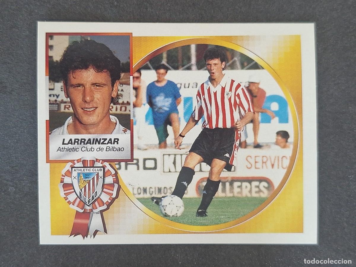 Cromos de f&uacute;tbol: L5 LARRAINZAR ATHLETIC CLUB DE BILBAO LIGA ESTE 1994 1995 94 95 NUNCA PEGADO SIN PEGAR