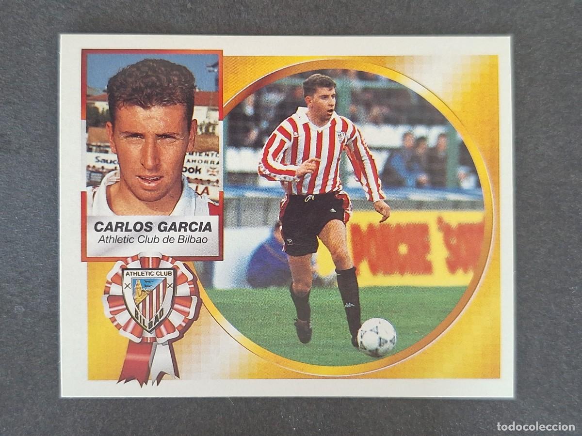 Cromos de f&uacute;tbol: L5 CARLOS GARCIA ATHLETIC CLUB DE BILBAO LIGA ESTE 1994 1995 94 95 NUNCA PEGADO SIN PEGAR