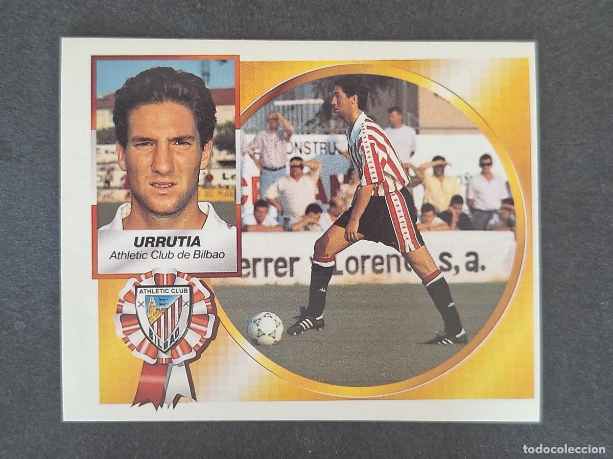 Cromos de f&uacute;tbol: L5 URRUTIA ATHLETIC CLUB DE BILBAO LIGA ESTE 1994 1995 94 95 NUNCA PEGADO SIN PEGAR